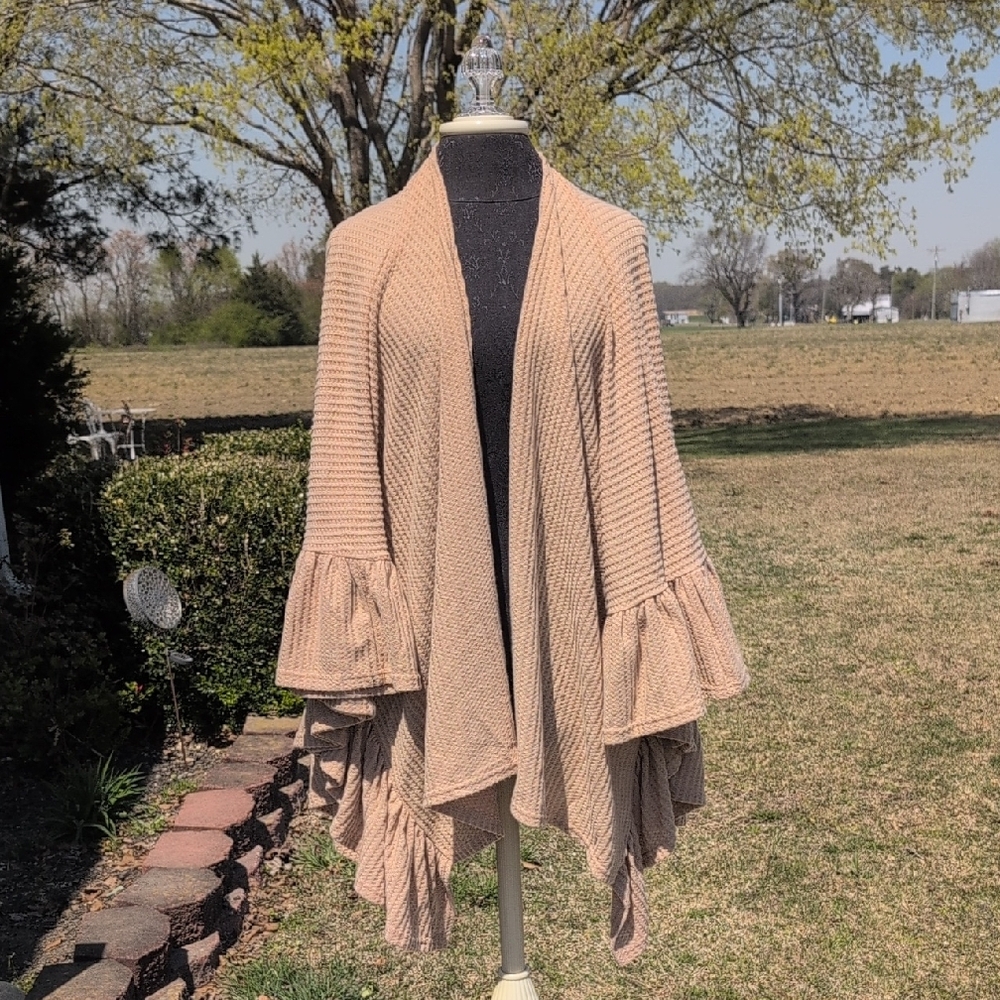 BlueIvy Elegant Tan Women's Sweater